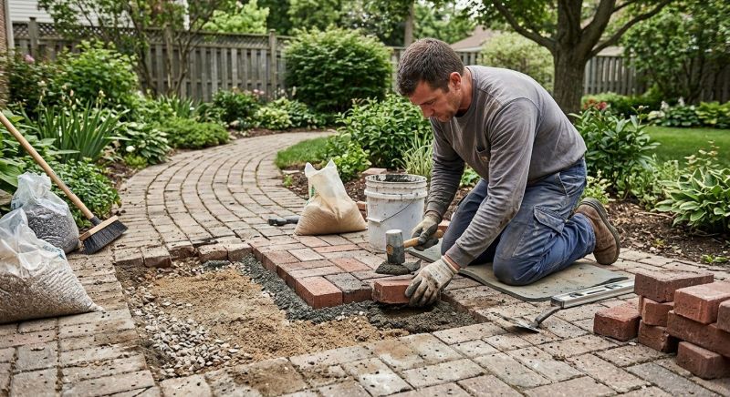 Entryway Brick Repair