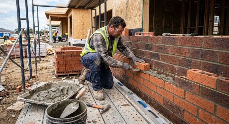Our team working on Masonry Service projects in Oklahoma City, OK