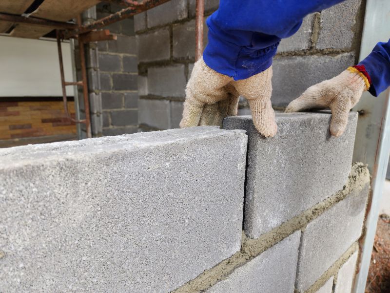 Block Wall Repair in Mustang, OK