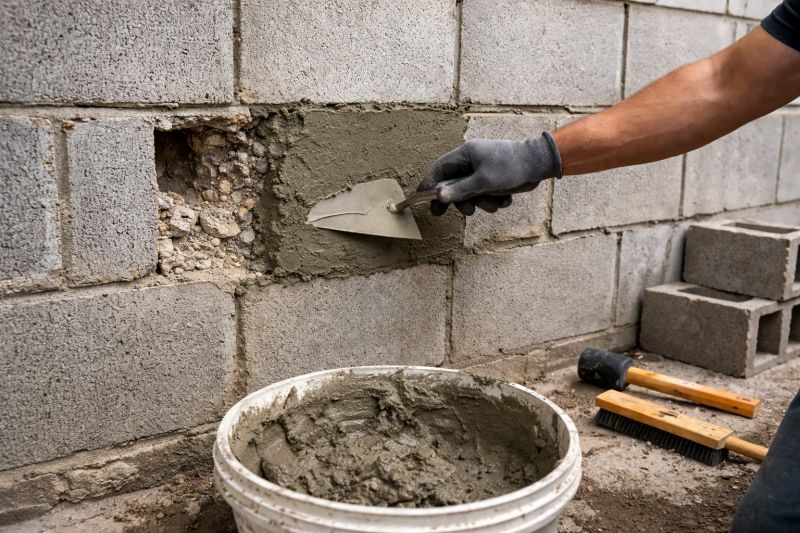 Block Wall Repair in Tuttle, OK