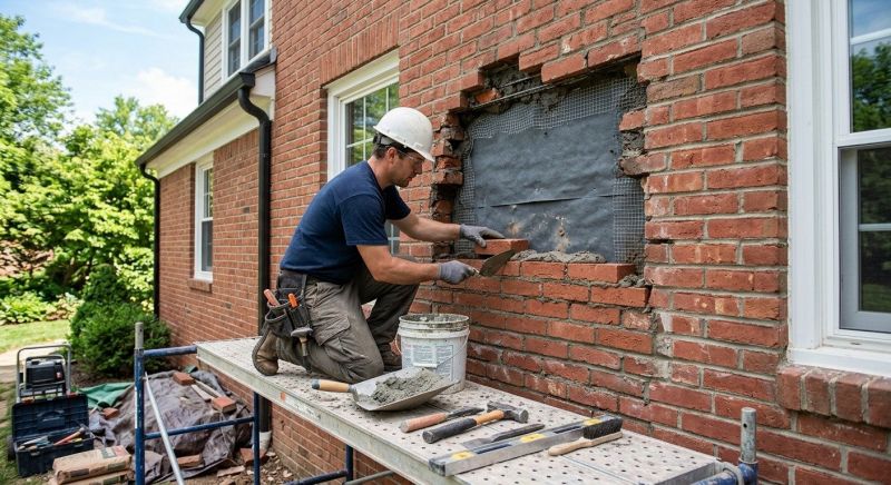 Brick Masonry Repair in Choctaw, OK