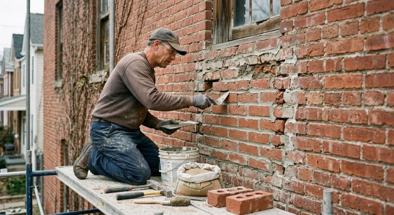 Brick Repair in Mustang, OK