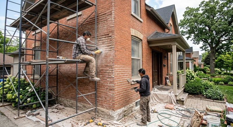 Brick Restoration in Newcastle, OK