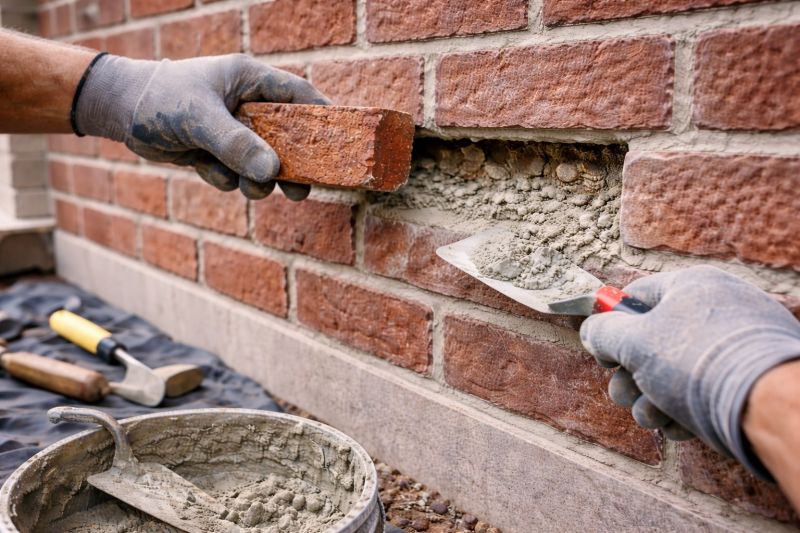 Brick Stairs Repair in Choctaw, OK