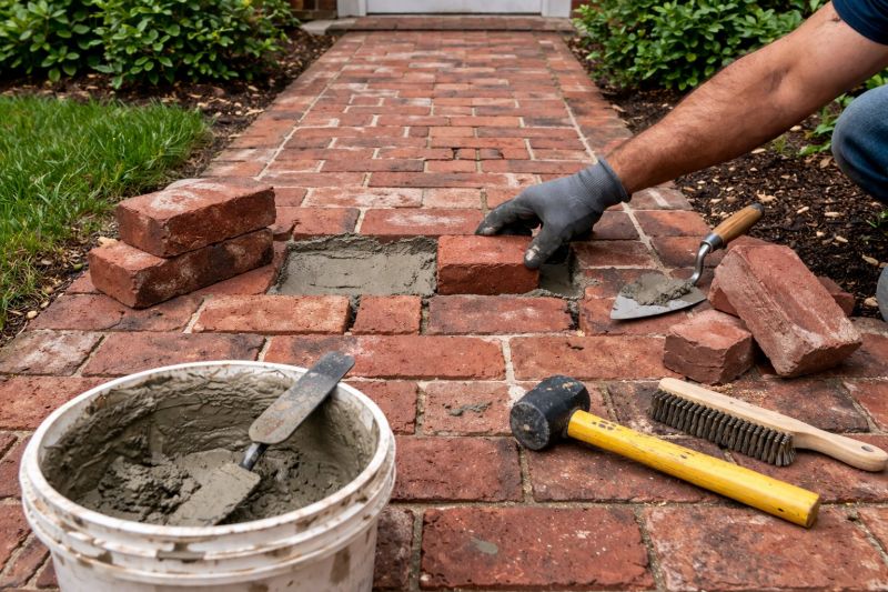 Brick Stoop Repair in Oklahoma City, OK