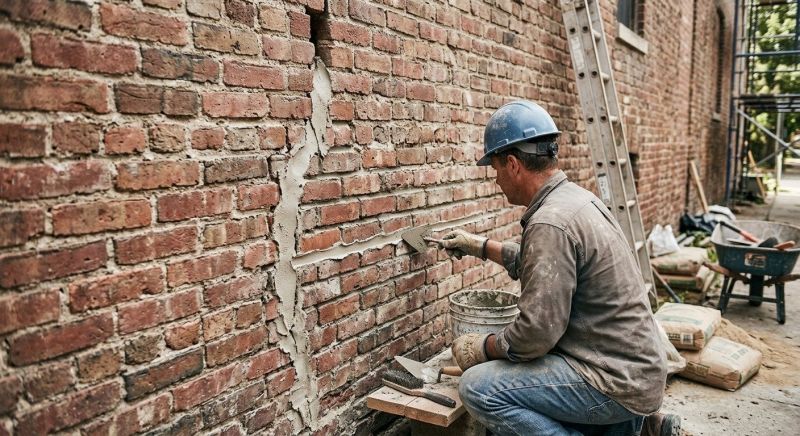Brick Wall Repair in Choctaw, OK