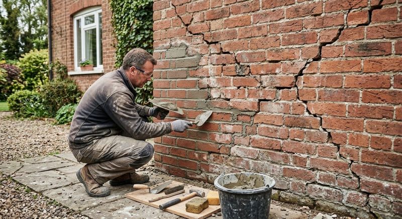 Brick Wall Repair in Harrah, OK