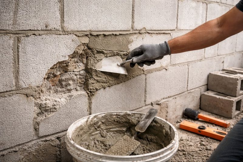 Cinder Block Wall Repair in Tuttle, OK