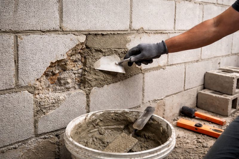 Concrete Block Repair in Blanchard, OK