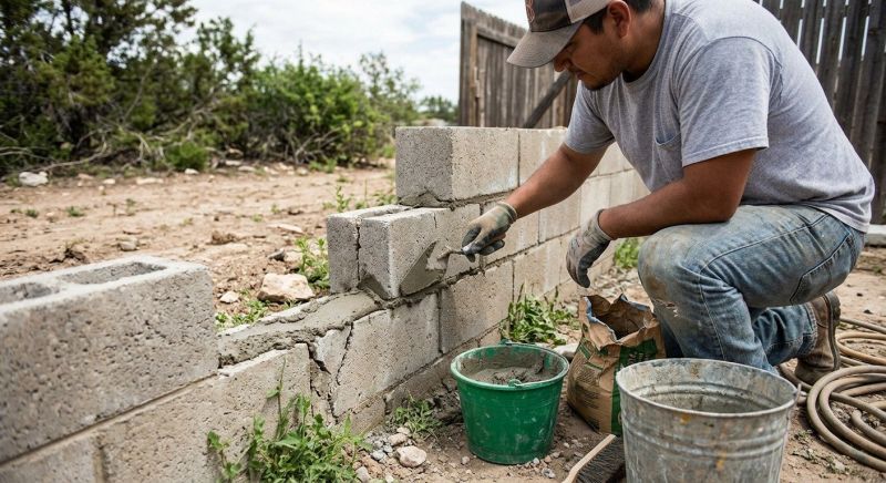 Concrete Block Repair in Blanchard, OK