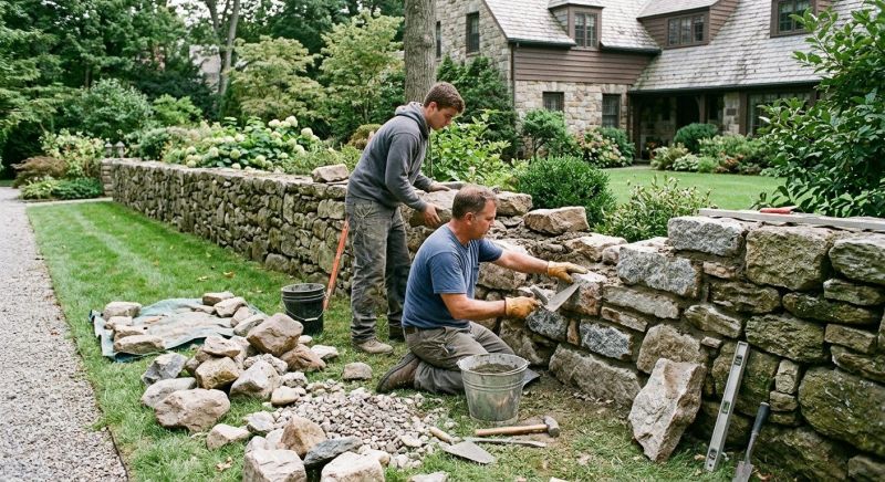 Retaining Wall Repair in Choctaw, OK