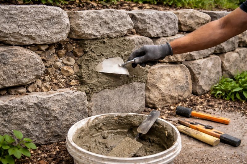 Retaining Wall Repair in Choctaw, OK