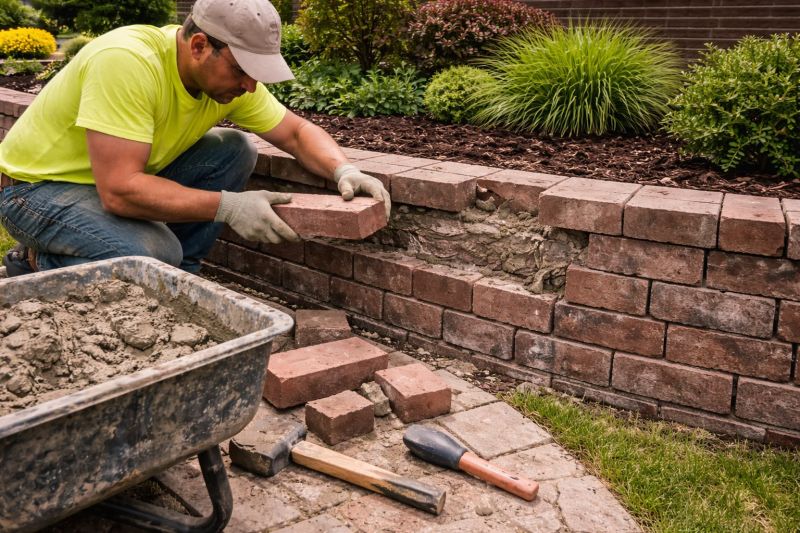 Retaining Wall Repair in Harrah, OK