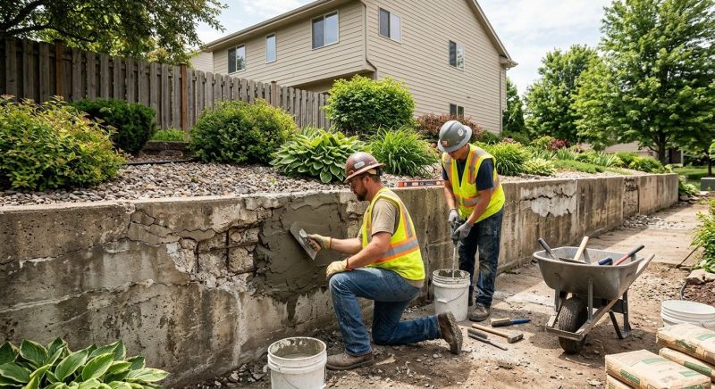 Retaining Wall Repair in Oklahoma City, OK