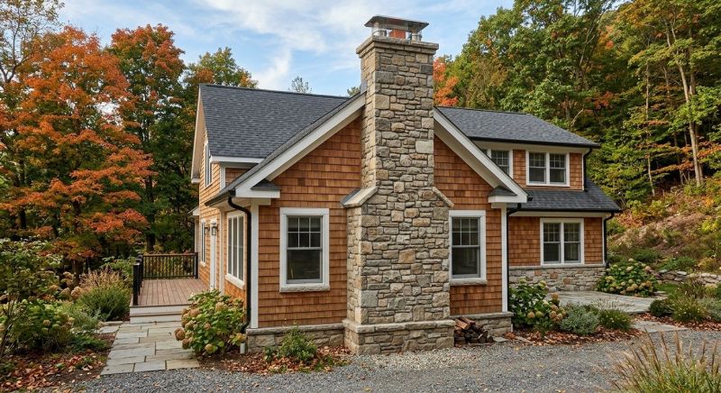 Stone Chimney Installation in Choctaw, OK