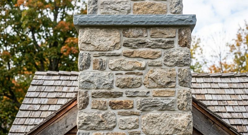 Stone Chimney Installation in Tuttle, OK
