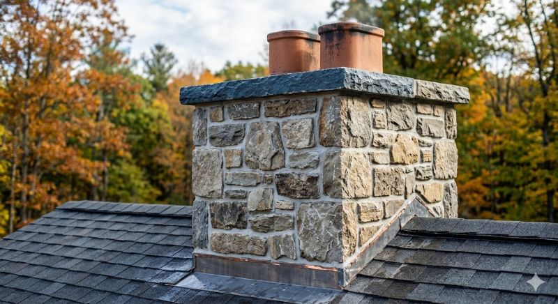 Stone Chimney Installation in Yukon, OK
