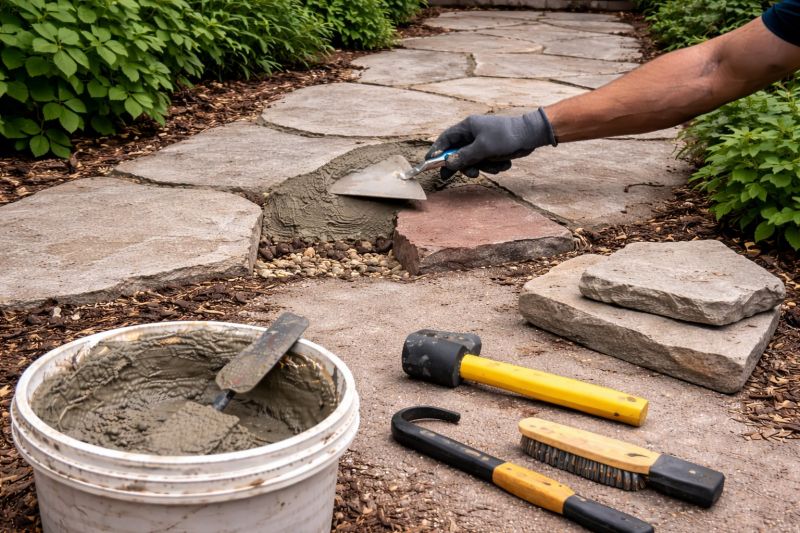Stone Driveway Repair in Oklahoma City, OK