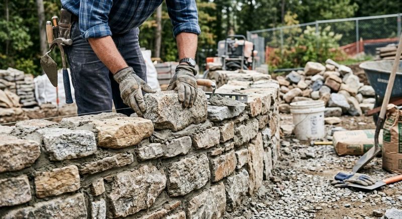 Stone Masonry Installation in Mustang, OK