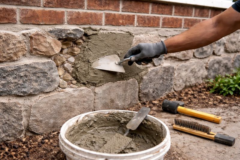Stone Masonry Repair in Edmond, OK