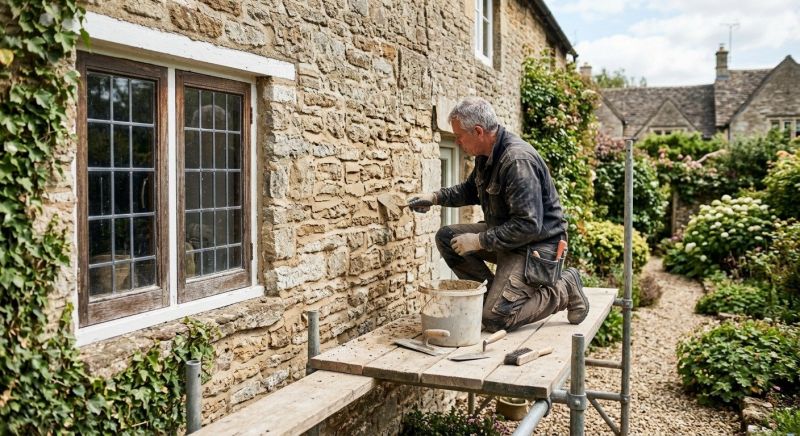 Stone Masonry Repair in Harrah, OK
