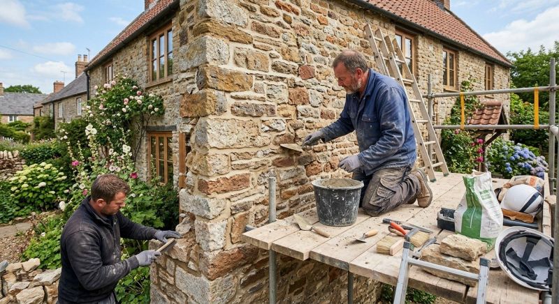 Stone Masonry Repair in Harrah, OK
