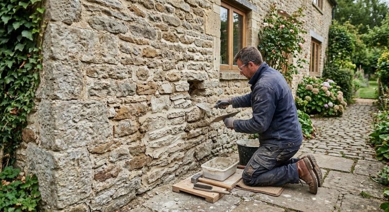 Stonework Repair in Edmond, OK