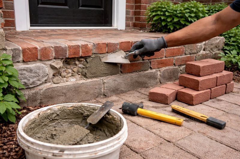 Stonework Repair in Mustang, OK